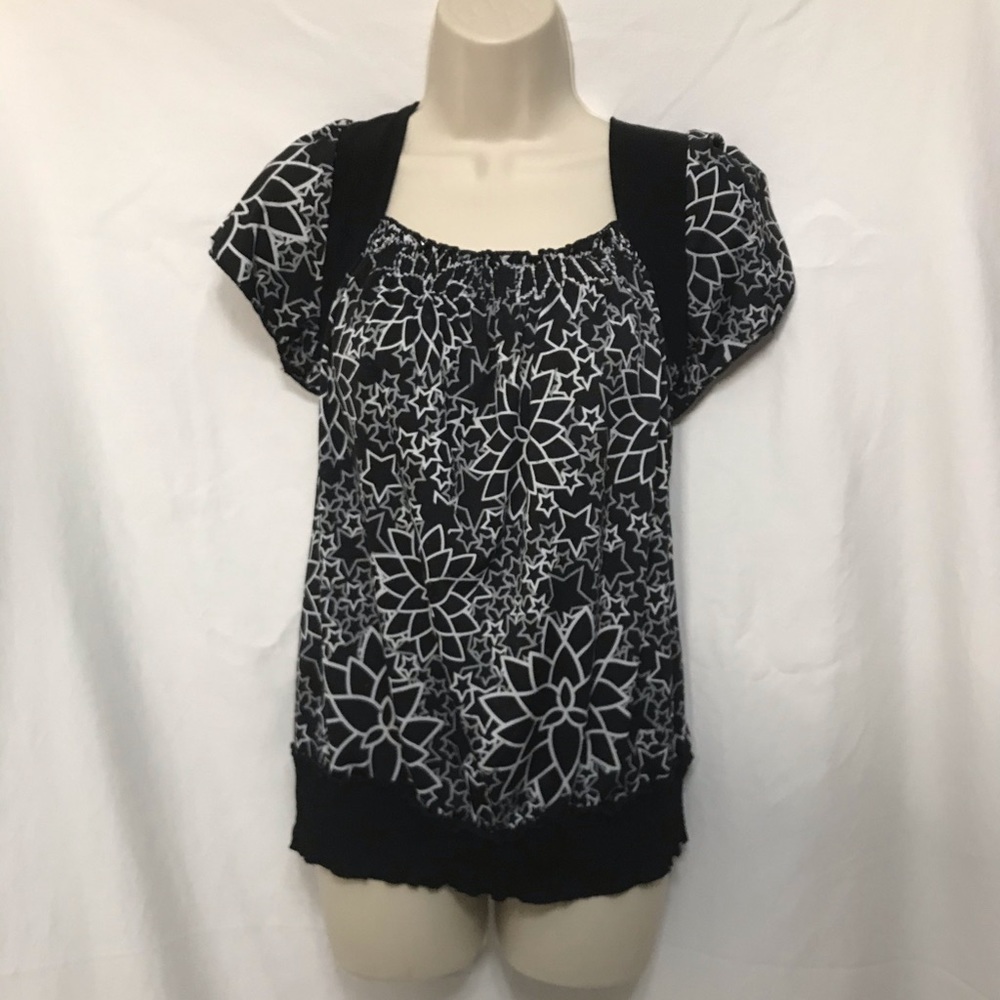 Black & White Blouse
